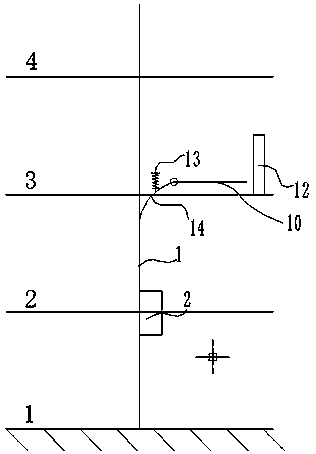 Battery power supply system for building automatic cargo delivery system trolley