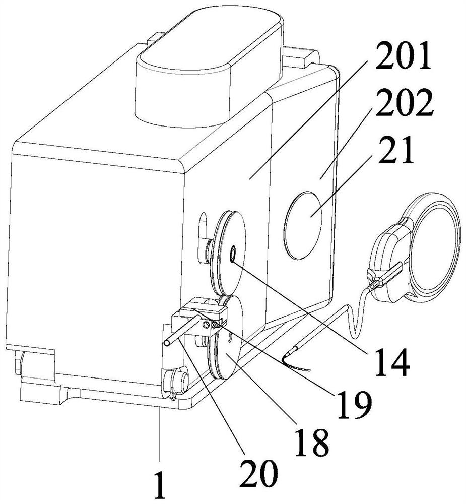 Implanting device of artificial cochlea