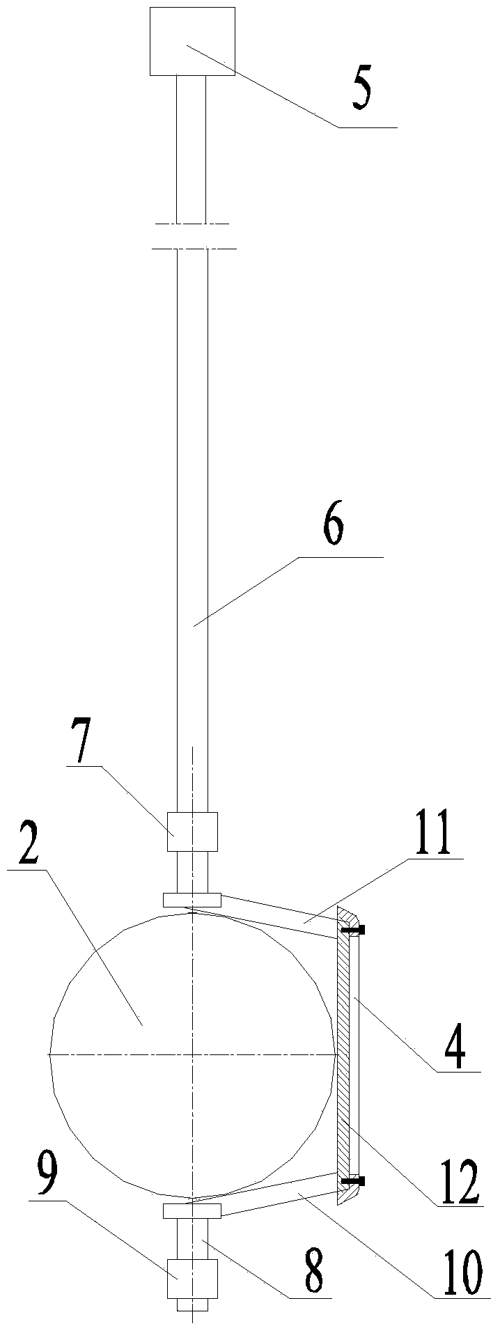 Vertical cutting plugging device