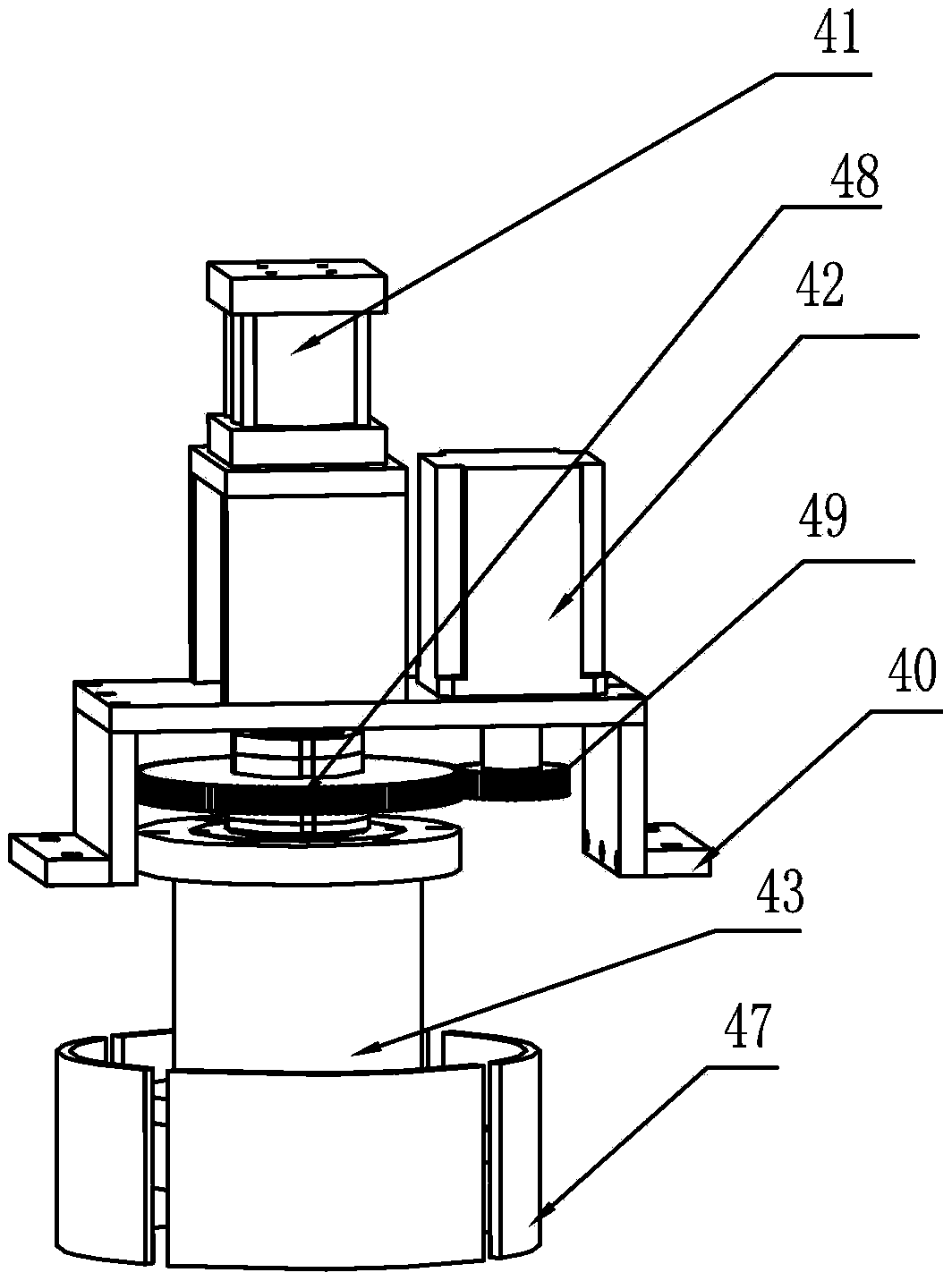 Edge spinning machine