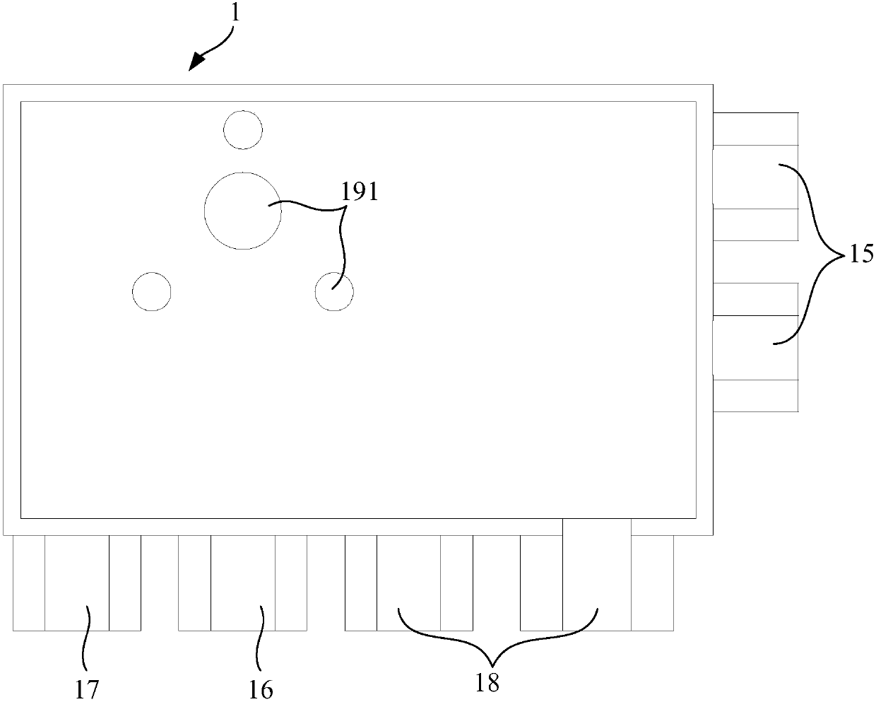 Soda water machine pipeline connecting device and soda water machine