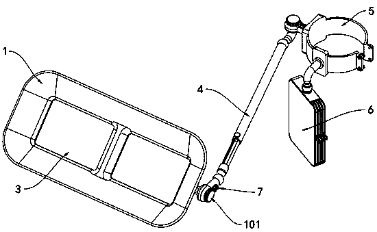 Filtering protection structure for ophthalmic laser operation