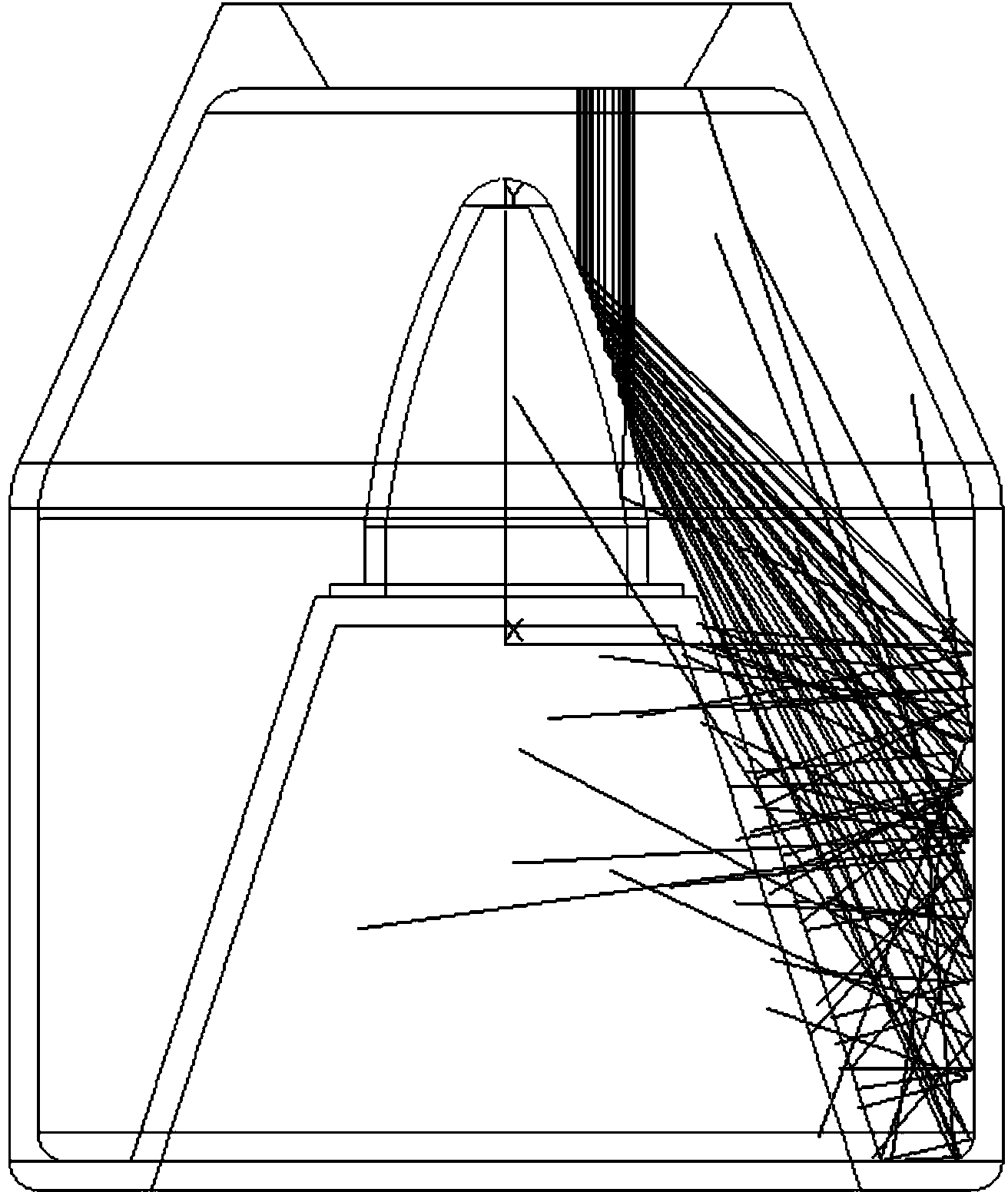 Total absorption superlaser energy meter