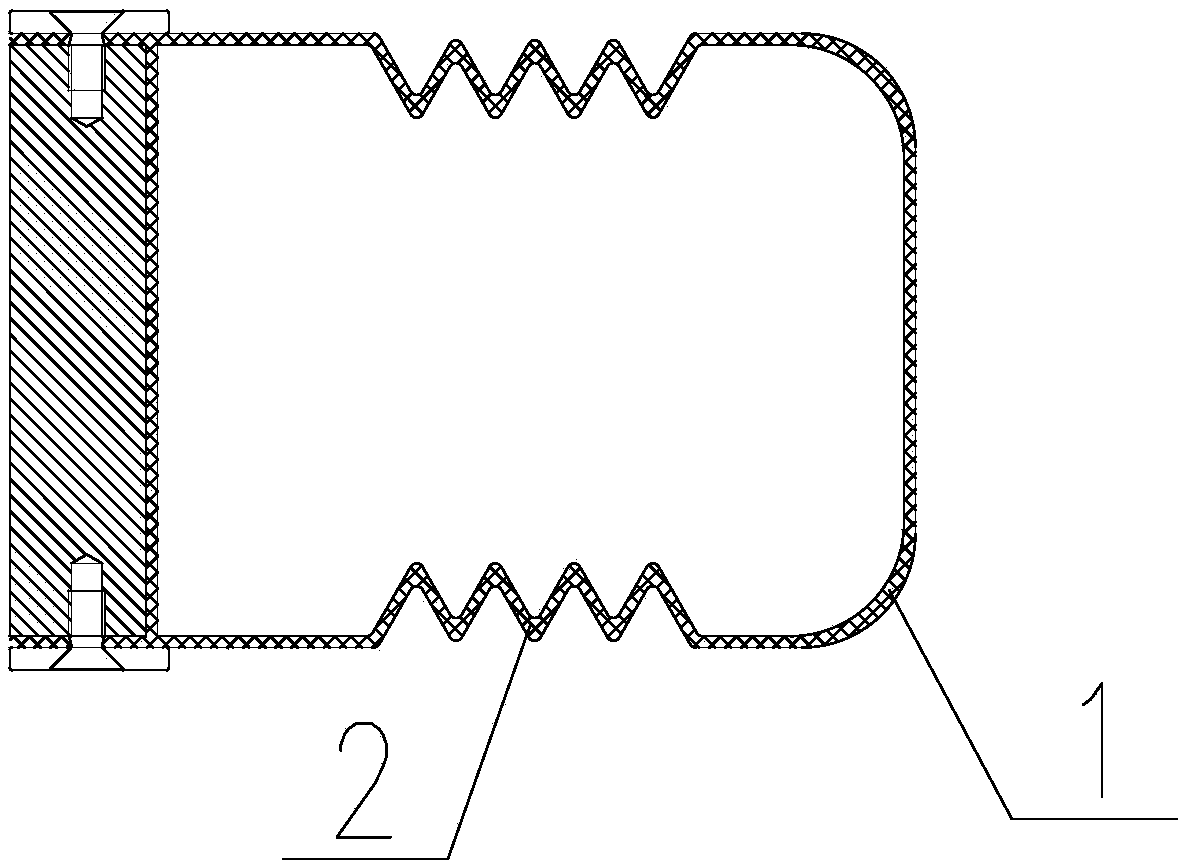 Automatically inflatable and deflatable external wind shield and D-series high-speed train