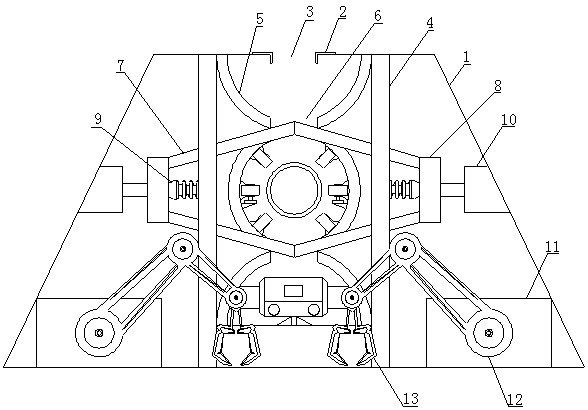 High-voltage line foreign matter removing device and method