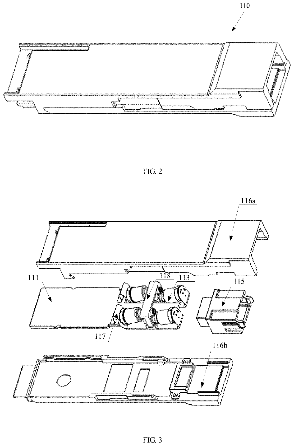 Optical transceiver module and optical cable module