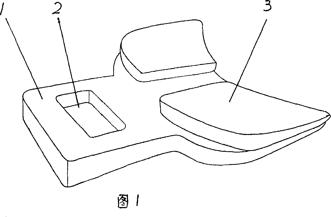 Composition type bump out thermal protecting guard apparatus for prone position