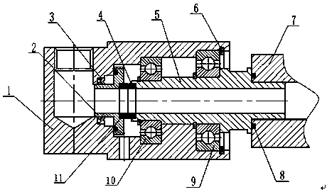 High-pressure rotary joint