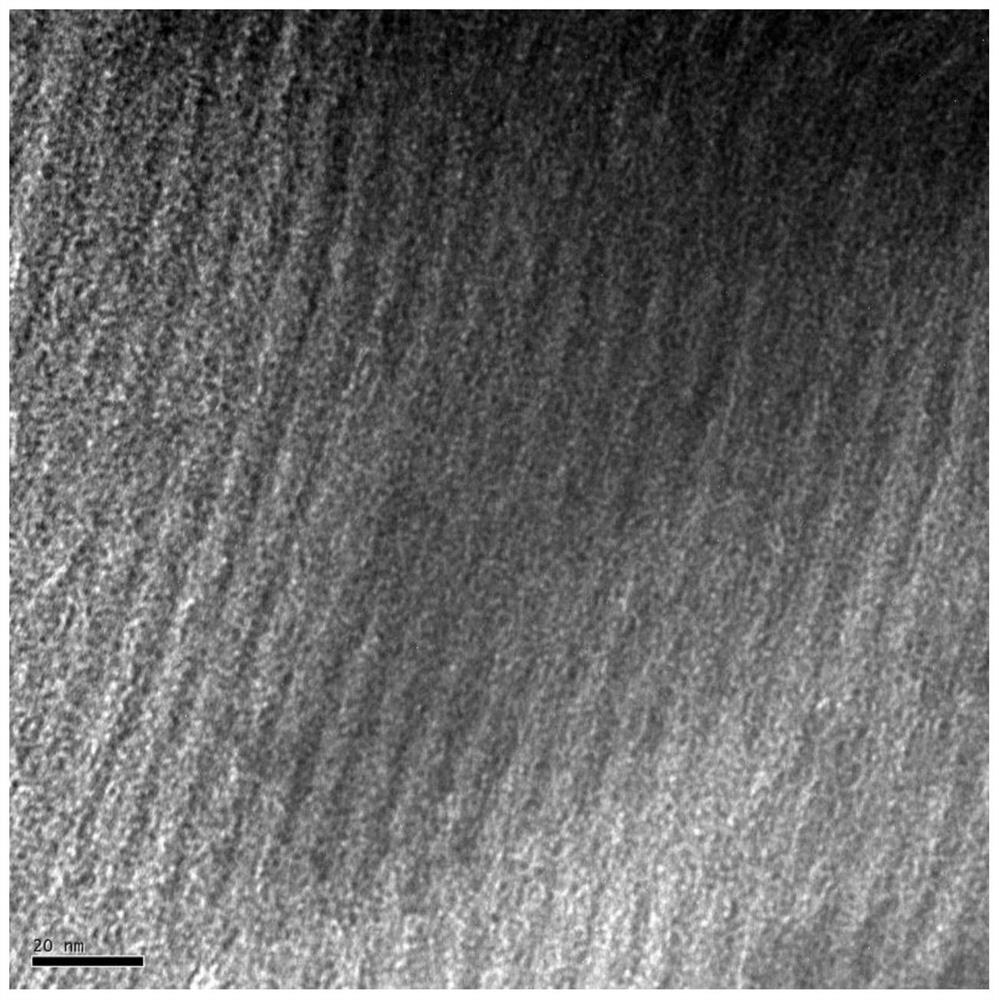 Ordered mesoporous silica-glass fiber paper composite material as well as preparation method and application thereof