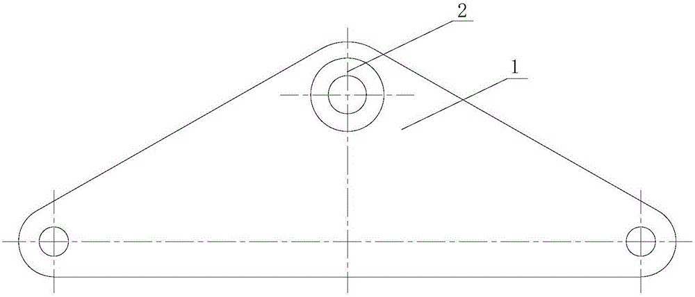 Nested reinforcing yoke plate and processing method thereof