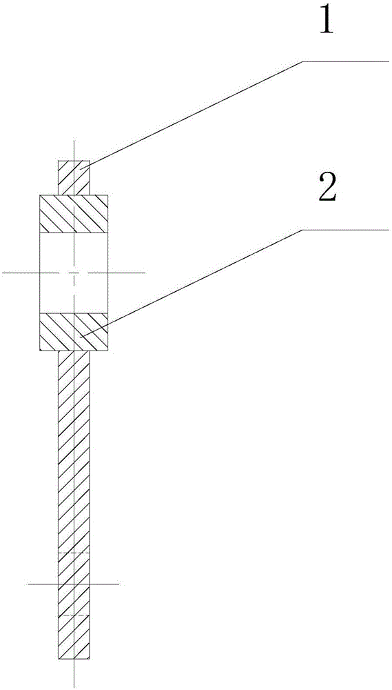 Nested reinforcing yoke plate and processing method thereof