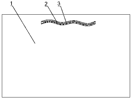 One-time molding composite pipe used for high-speed winding head