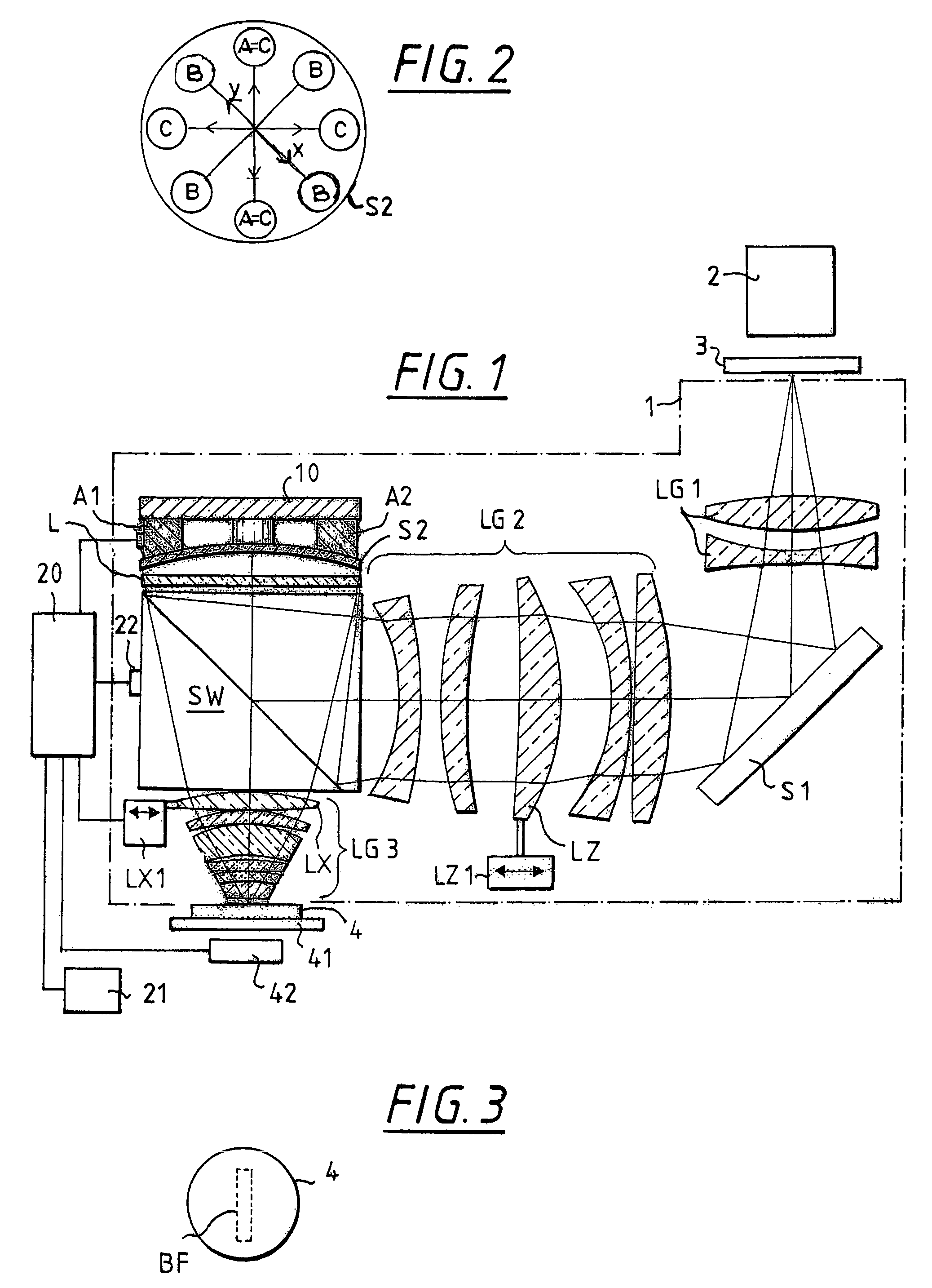 Catadioptric projection objective with adaptive mirror and projection exposure method