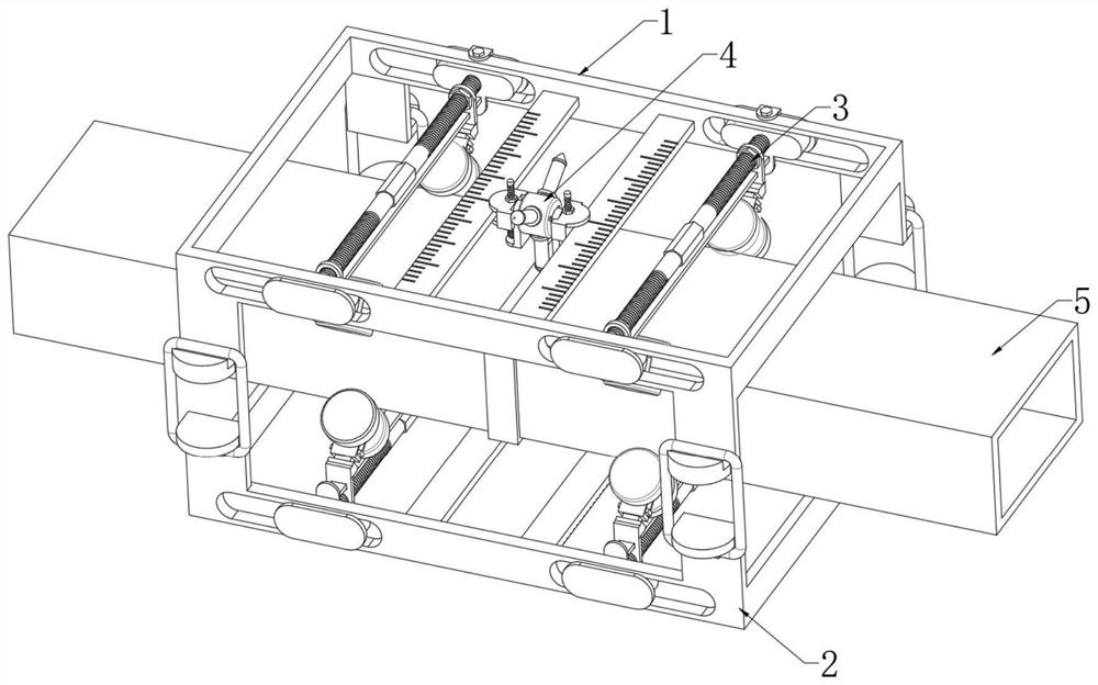 Weld joint detection device for square steel welding