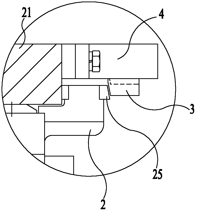 Two-roll tandem pipe mill and roll framework locking device thereof