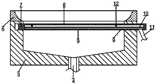 Blowdown device and nursing bed thereof