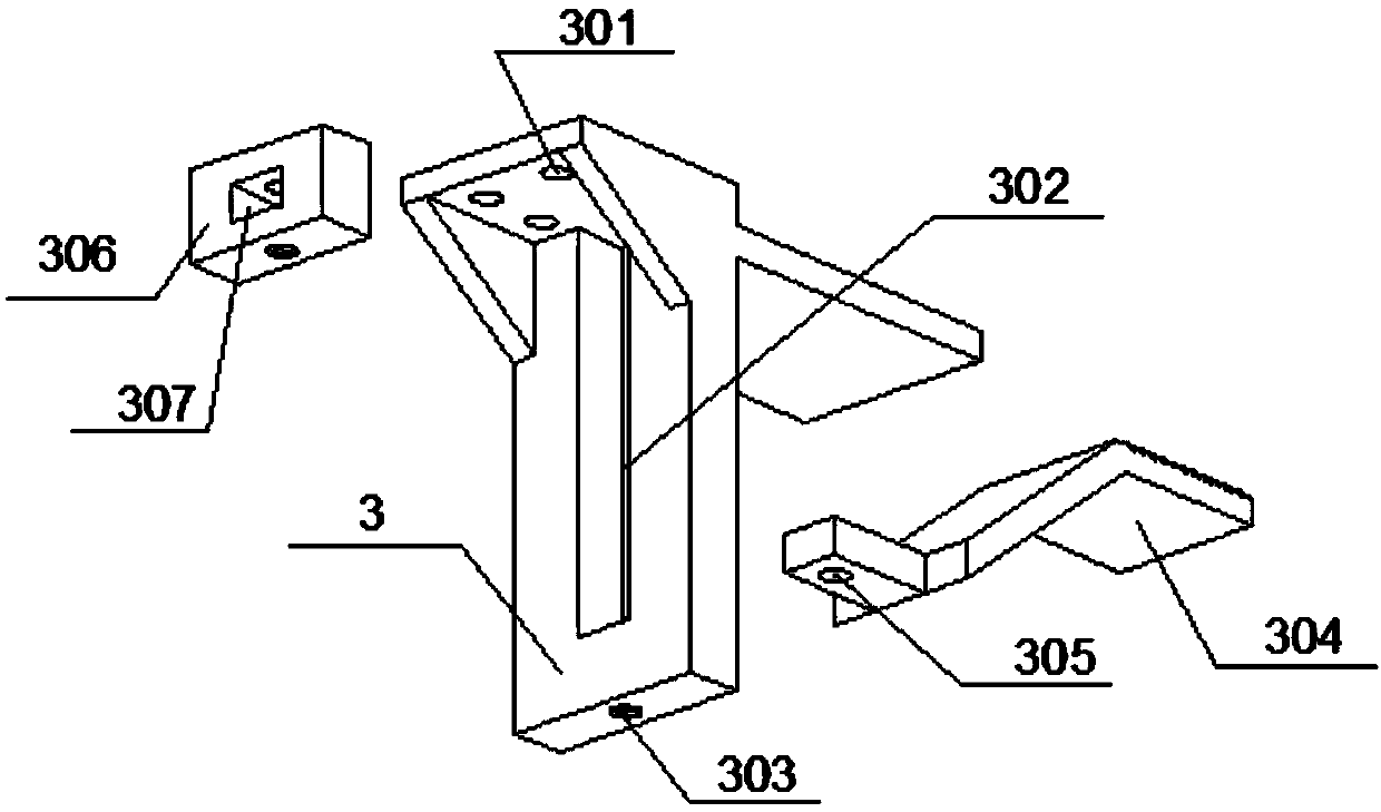 Spark cutting machine dust collecting and removing device of casting workshop