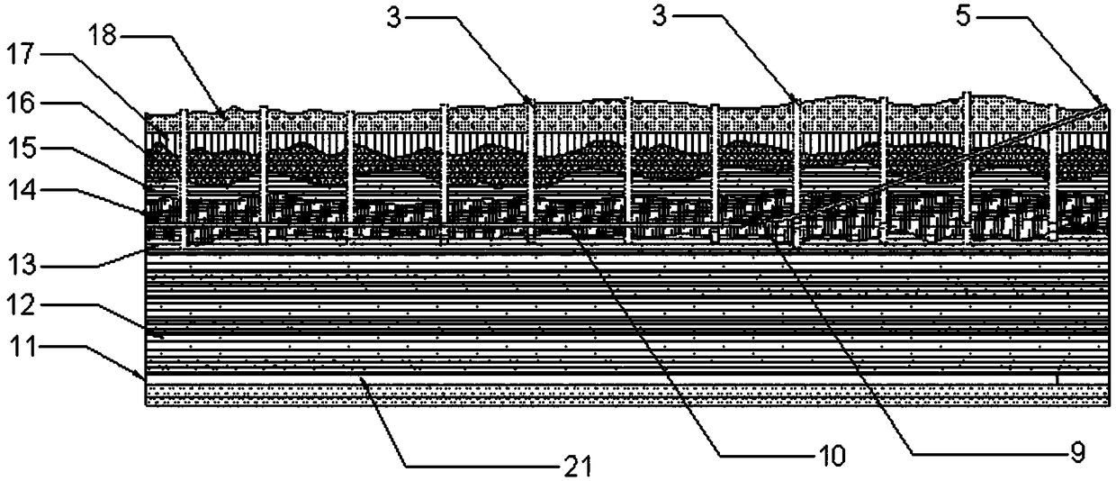 Curtain grouting method for shallow buried nearly horizontal burnt rock water-bearing layer