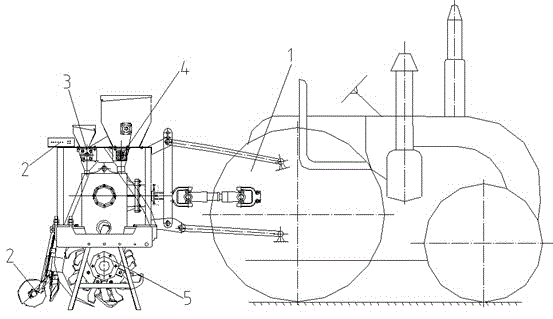 Automatic control system for variable seeding and fertilization and multifunctional planter