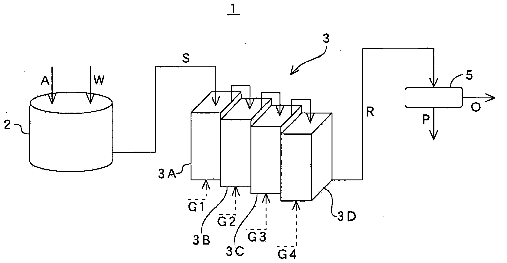 Continuous gas reaction device, and continuous dissolved gas reaction device