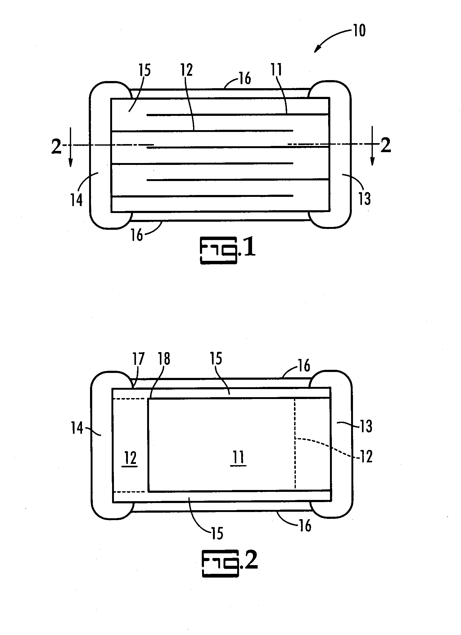 High capacitance multilayer with high voltage capability