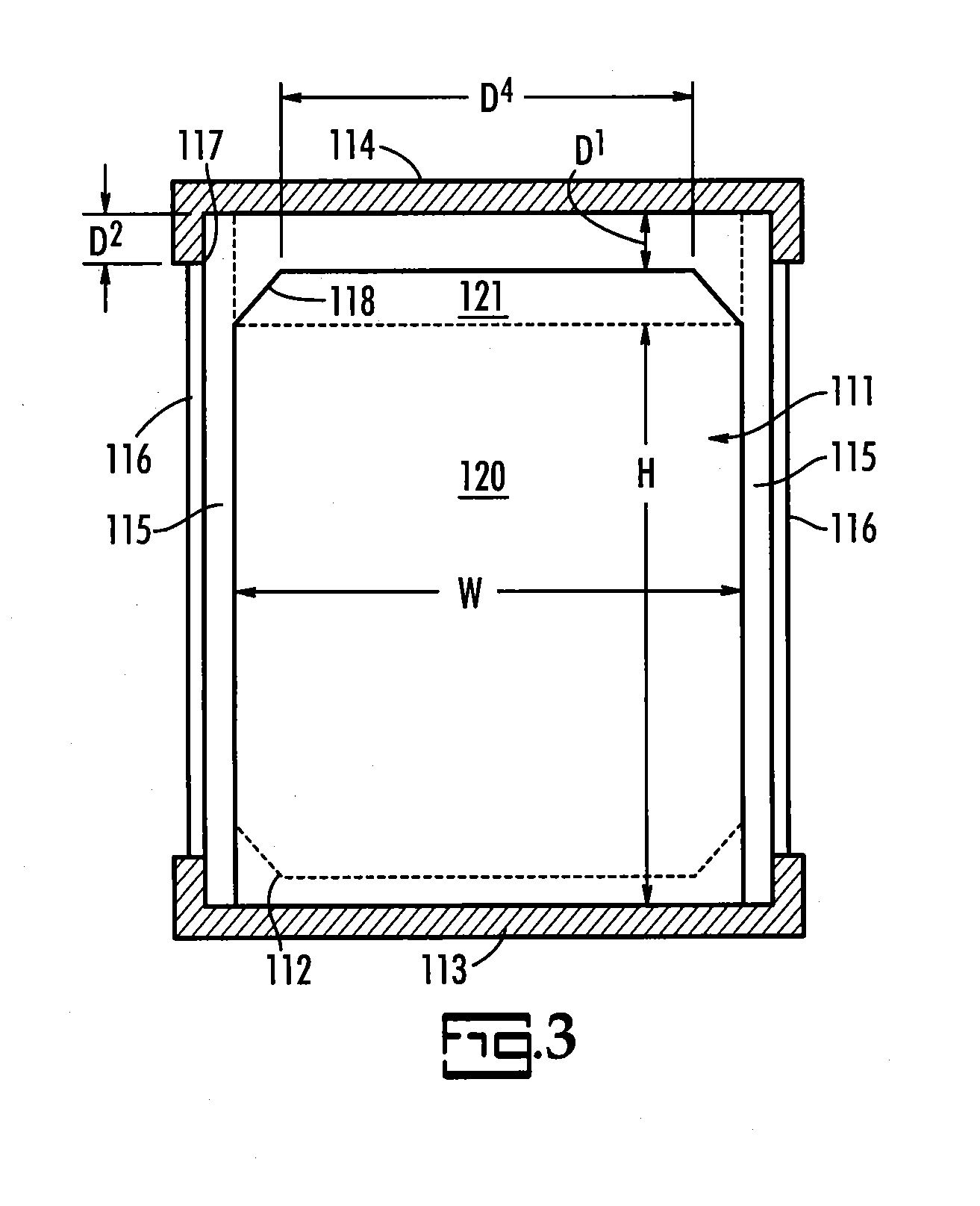 High capacitance multilayer with high voltage capability