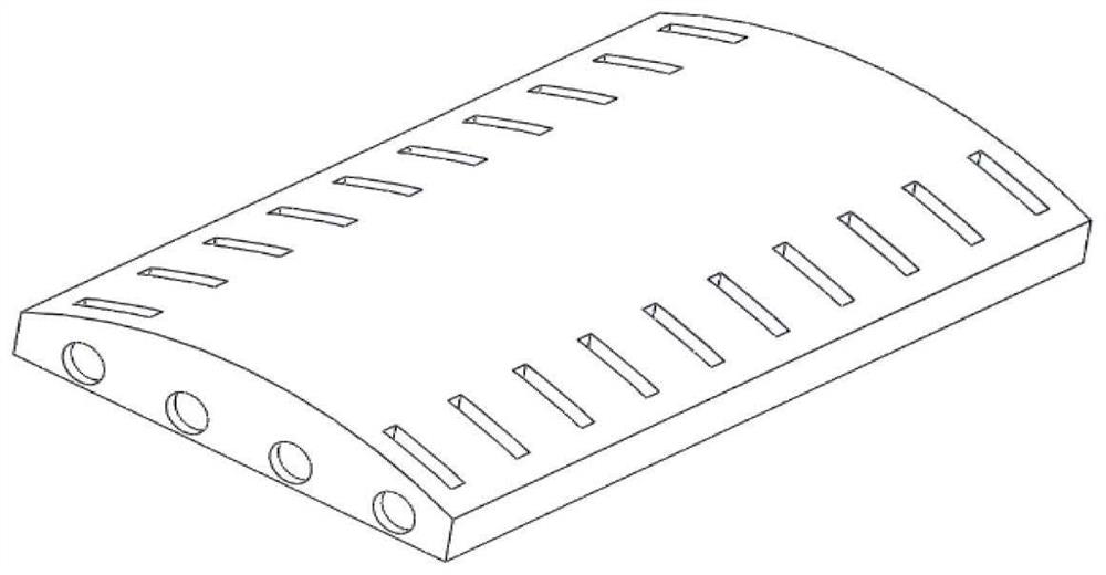 Novel buffering deceleration strip based on nanofluidic system