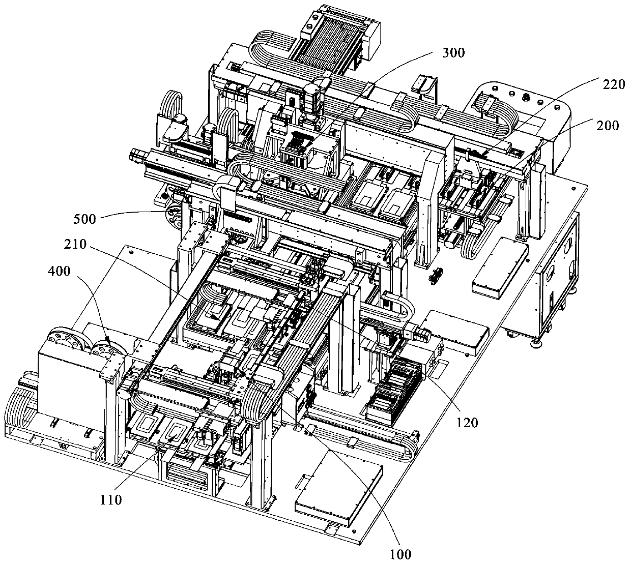 Laminating device for LCM and screen