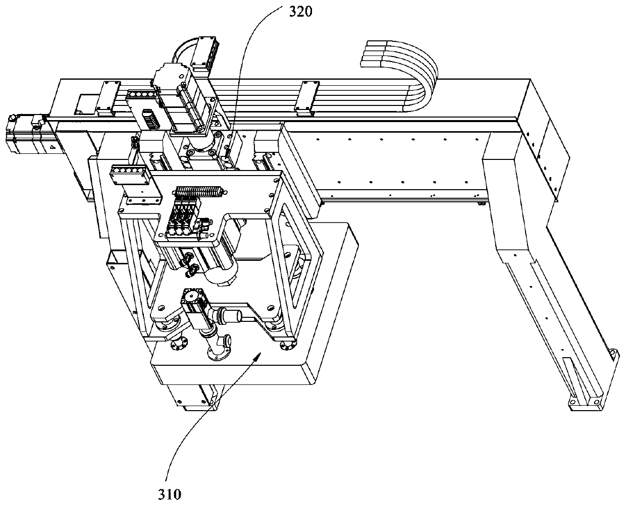 Laminating device for LCM and screen