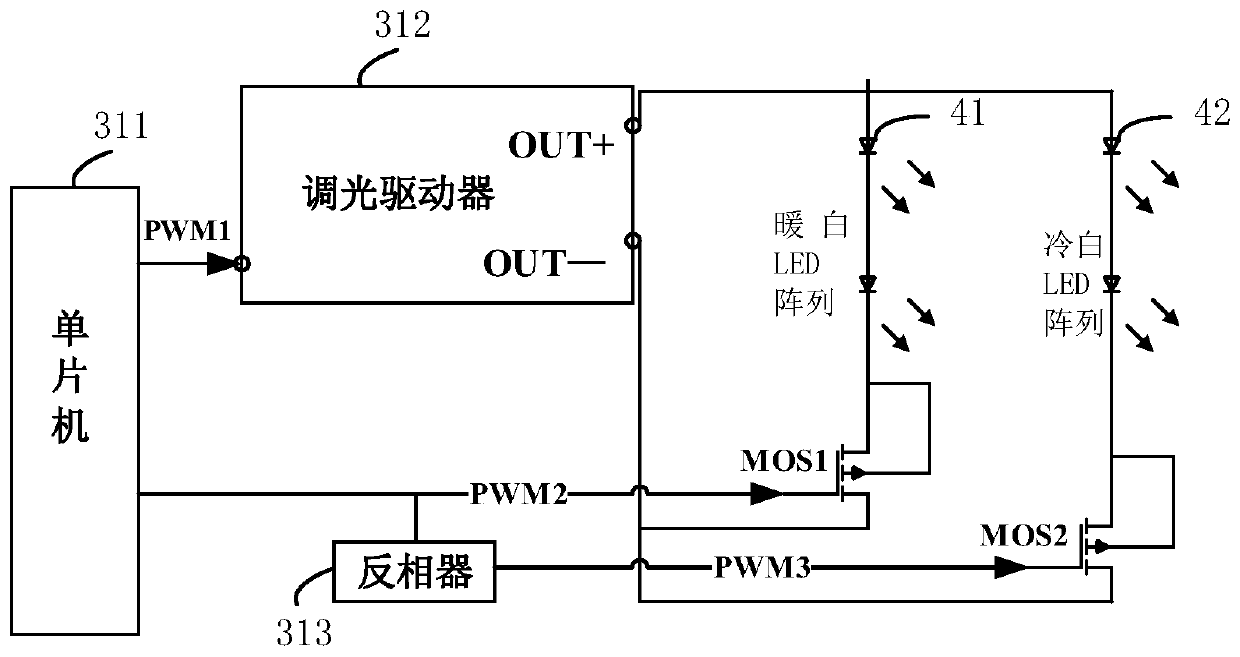 Lamp control method, device and system