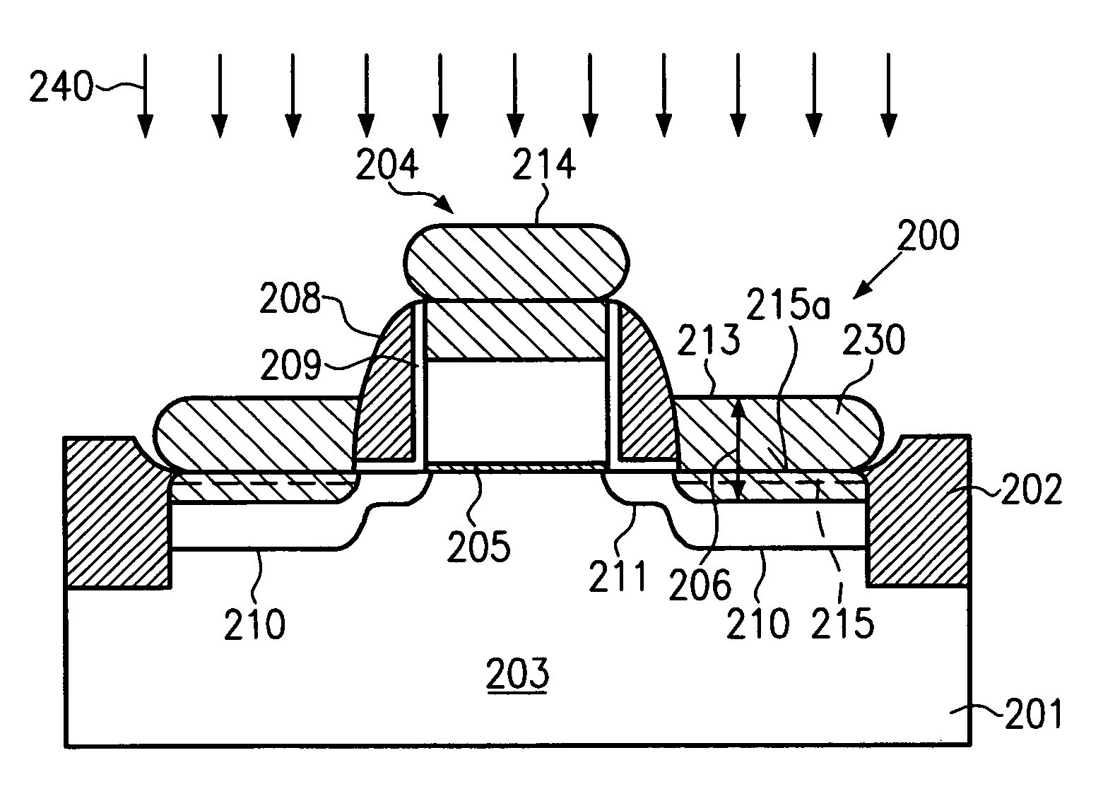 Method of forming an epitaxial layer for raised drain and source regions by removing surface defects of the initial crystal surface