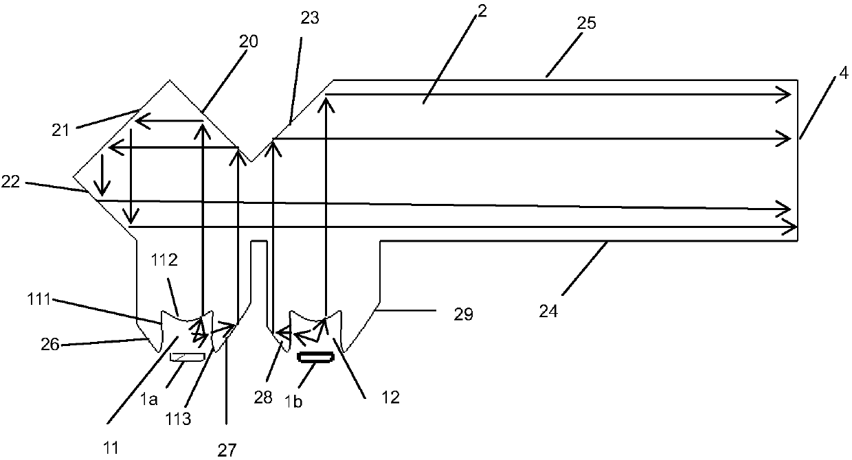 Lamp optical system for automobile