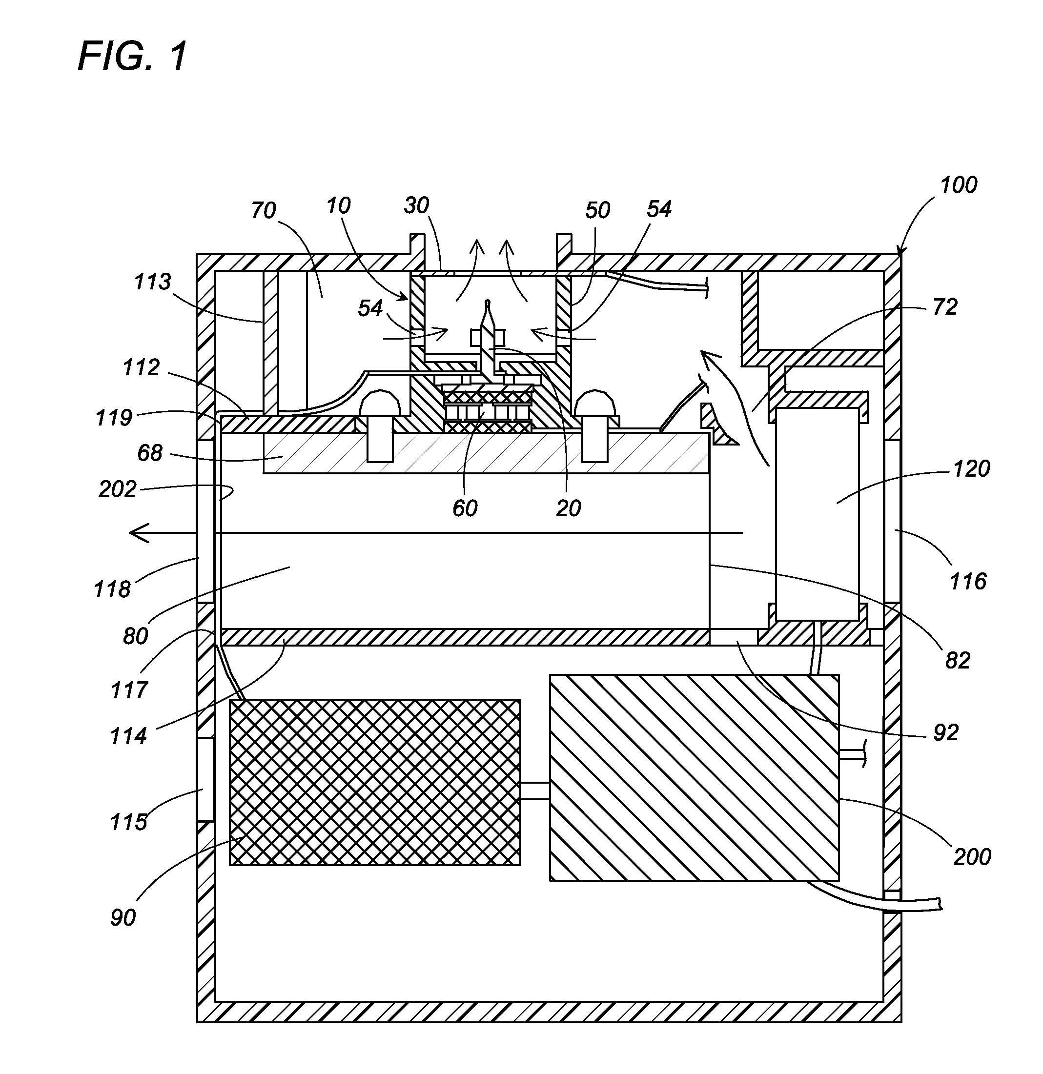 Electrostatically atomizing device