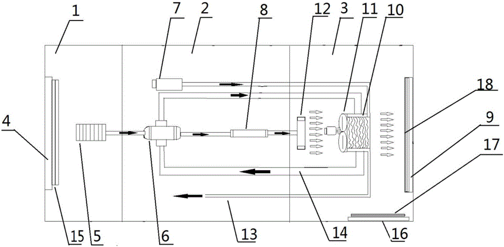 Silent generator set