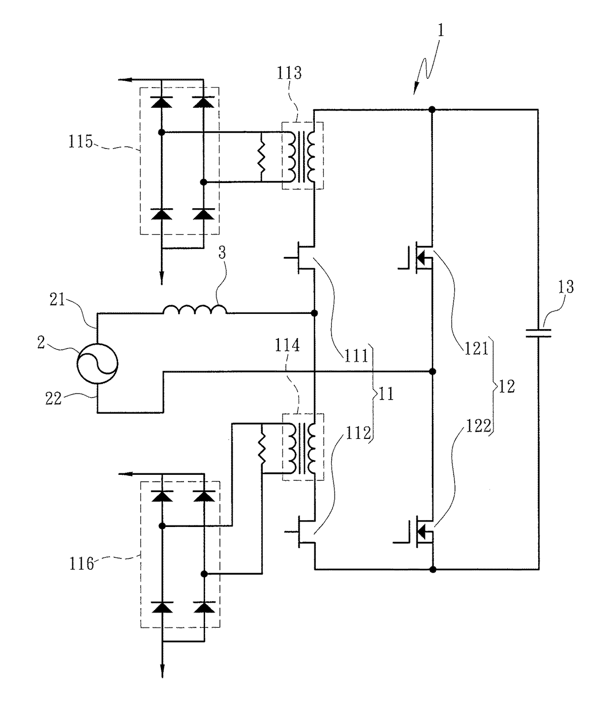 Totem-pole power factor correction circuit