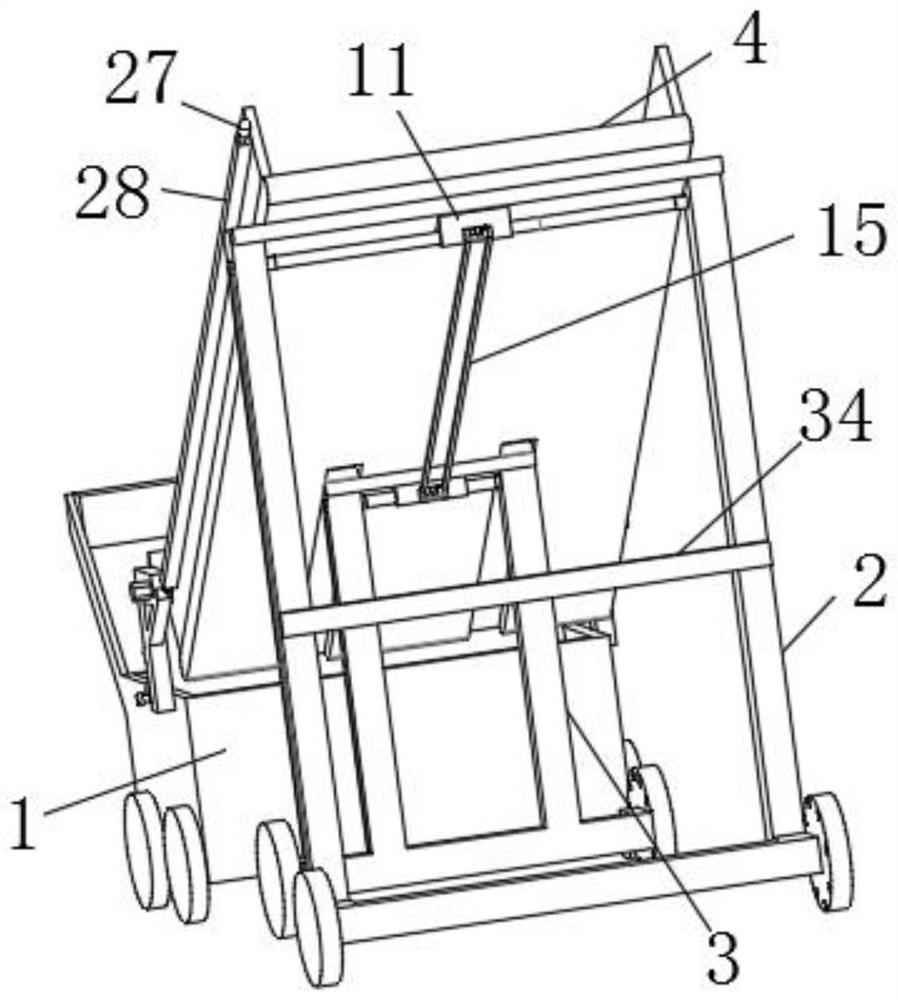 Goods transfer equipment used in freight agency process