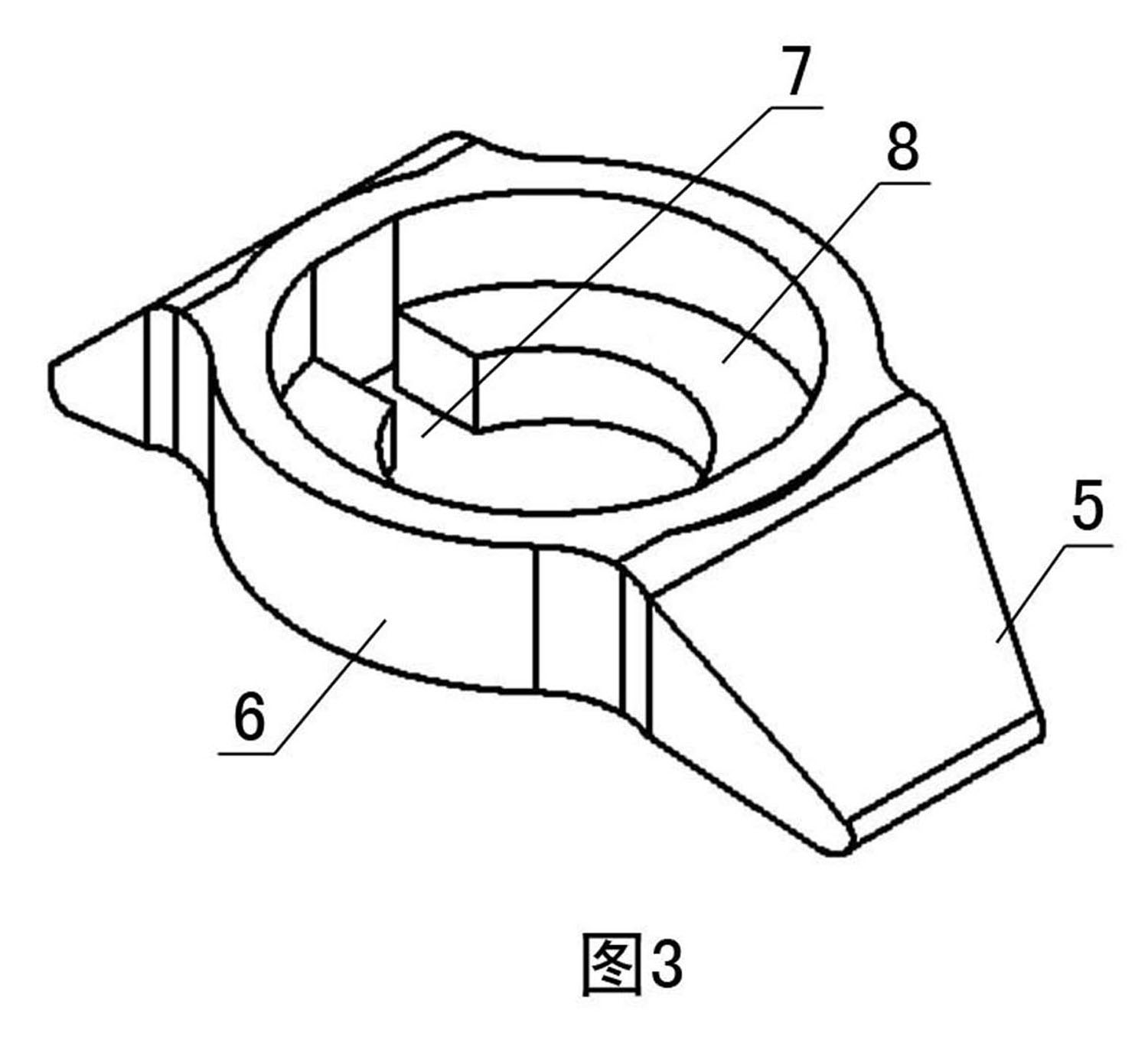 Early-dismantling support of aluminum alloy top plate