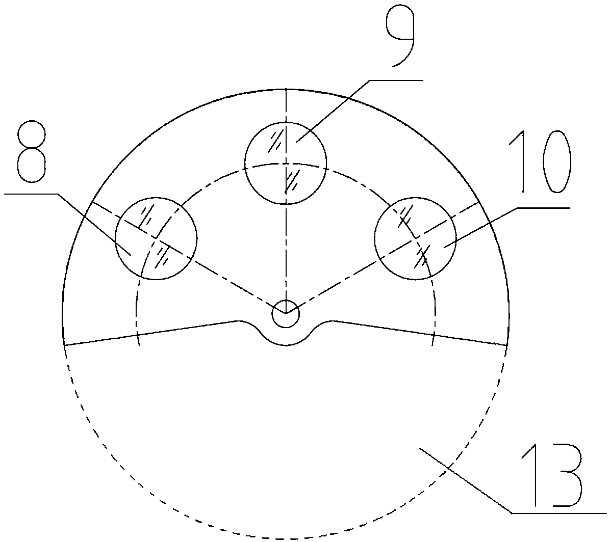 Dust concentration sensor and dust concentration detection module