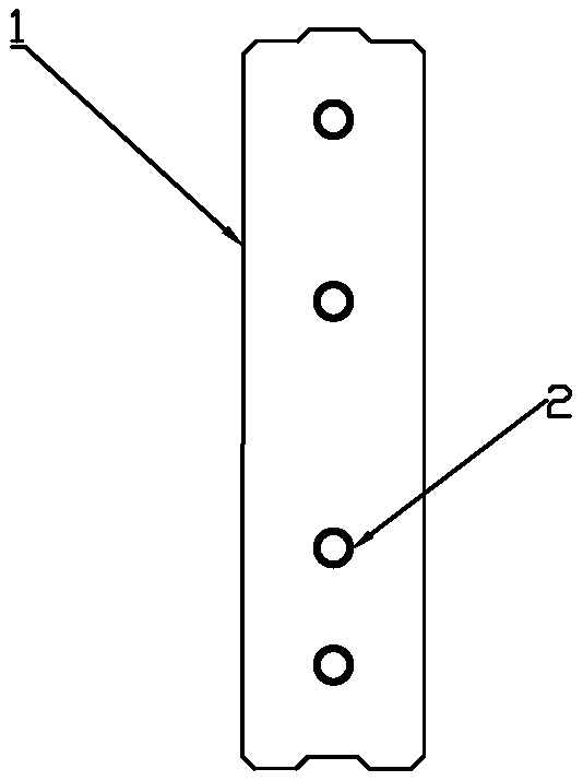 Autoclaved aerated concrete and reinforcement hollow pipe bar plate