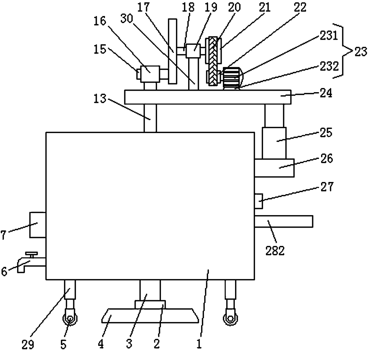 Wastewater treatment device convenient to use