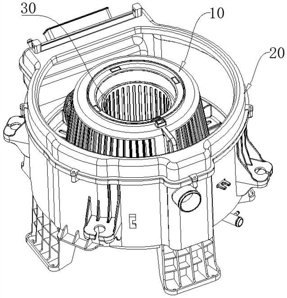 Underwear drying method and washing and drying integrated equipment