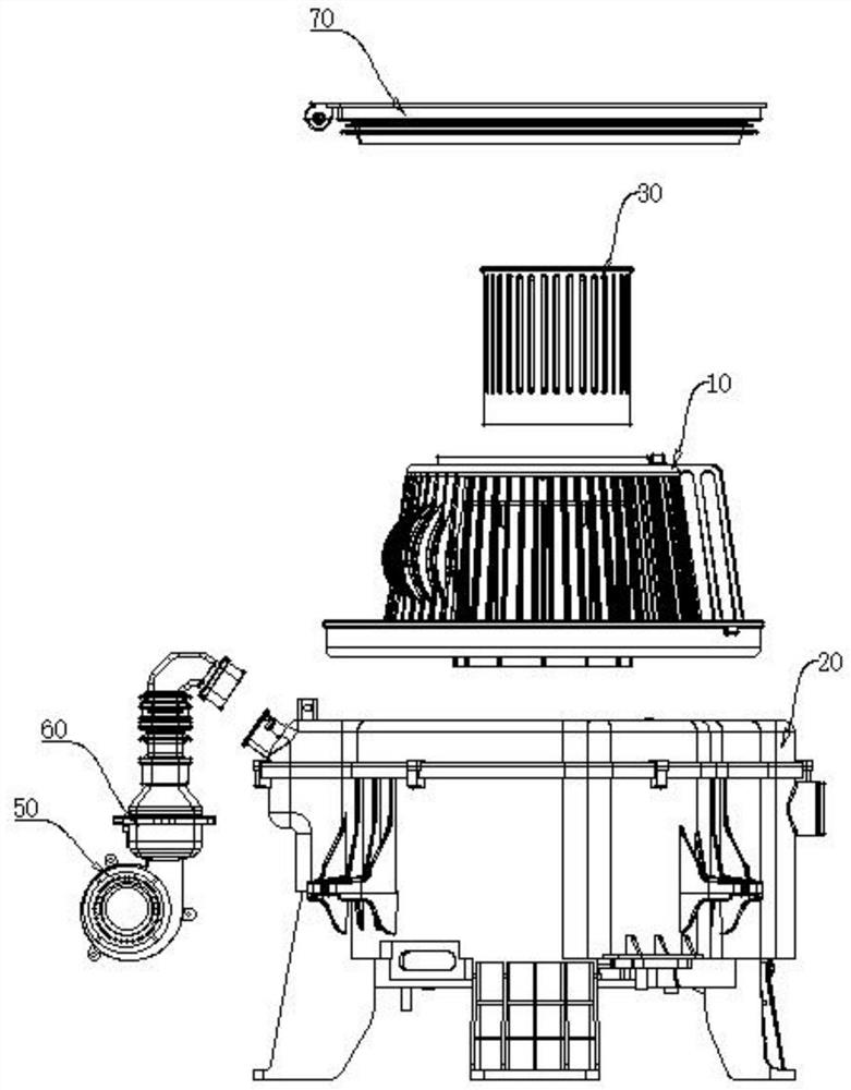 Underwear drying method and washing and drying integrated equipment