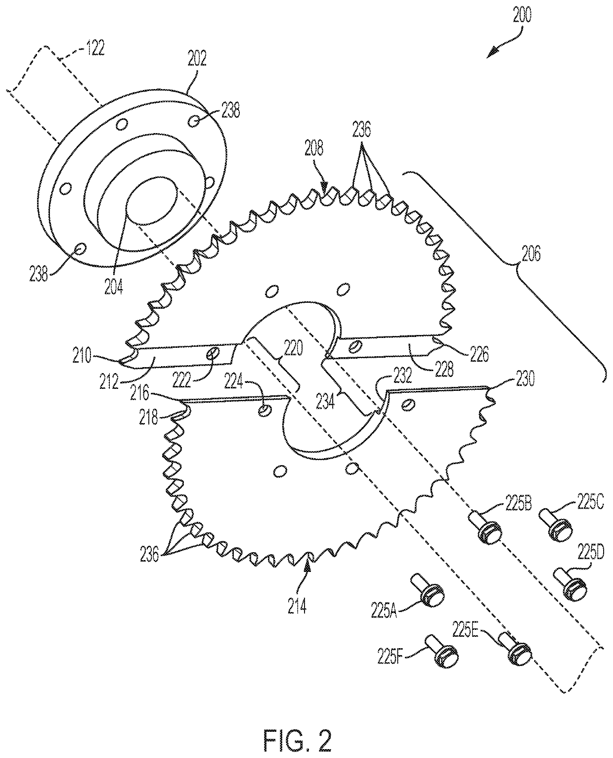 Multi-segment sprocket for a reel drive mechanism of a header of an agricultural harvester