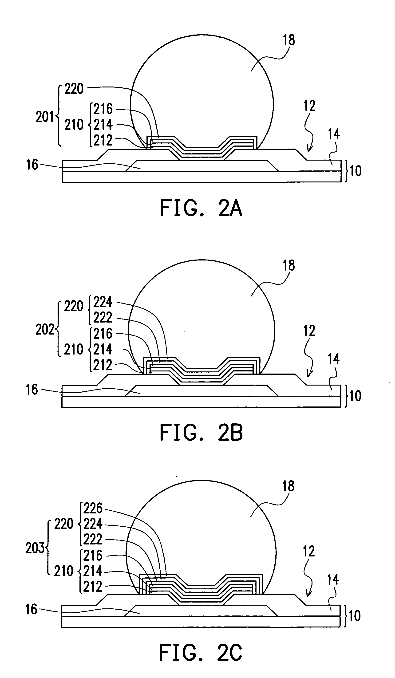 Under-bump metallugical structure