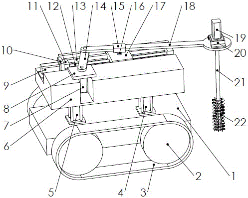 Automatic trimming machine for flower type lawn trimming