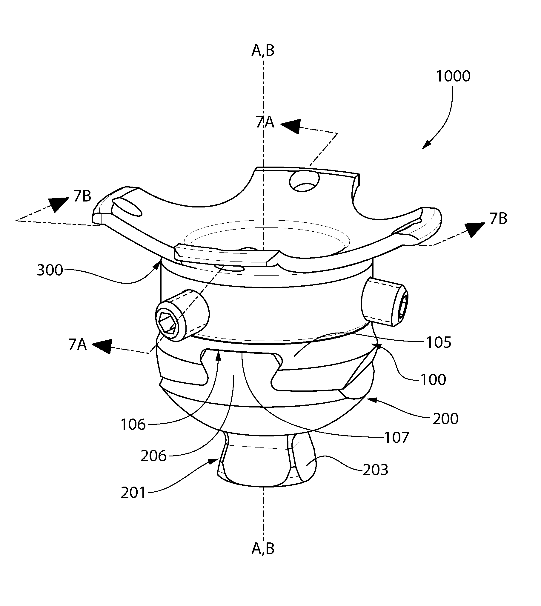 Apparatus for coupling prosthetic components having angular and translational offset