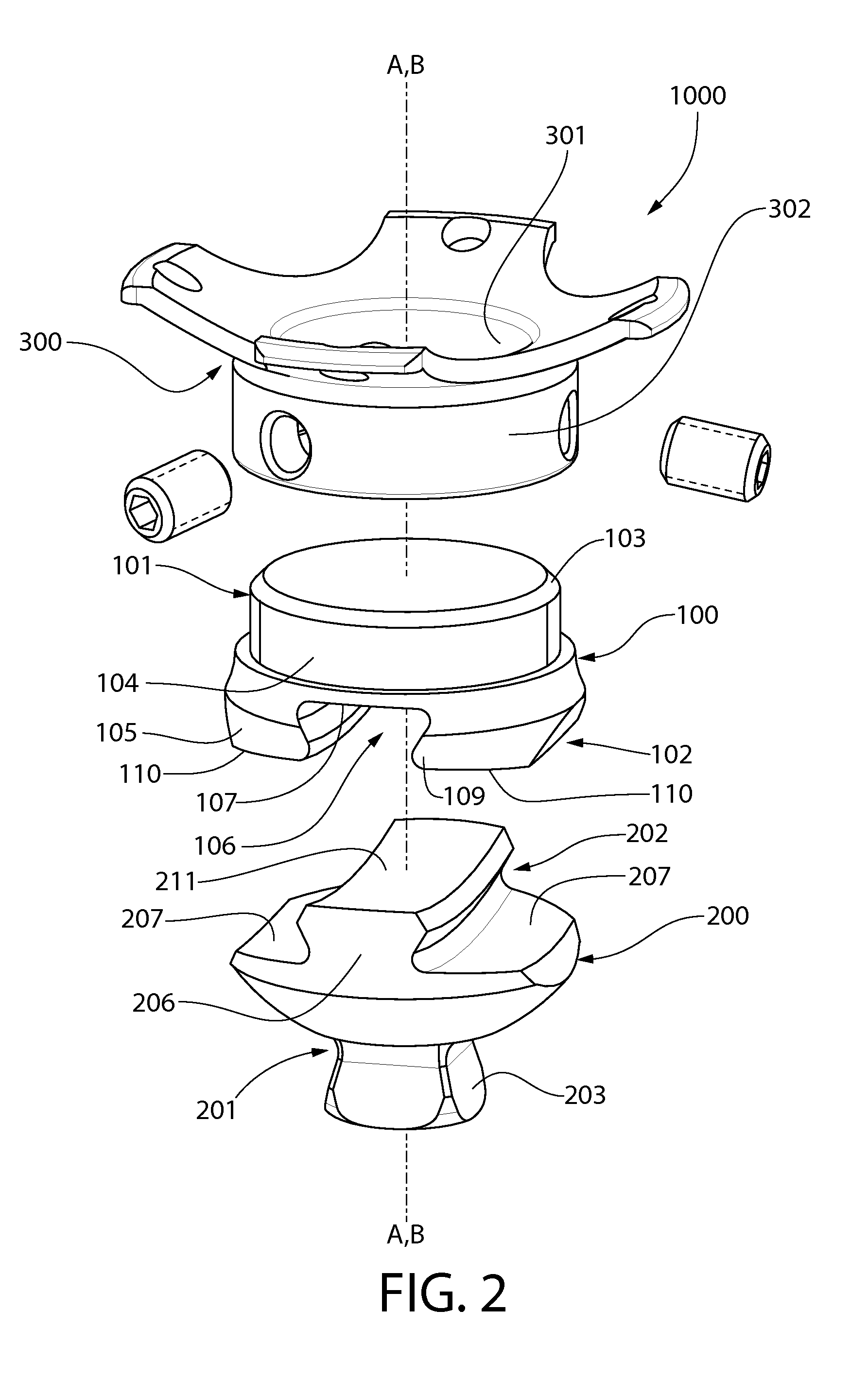 Apparatus for coupling prosthetic components having angular and translational offset