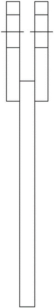 Fixing device for double-sided running groove of high-speed steel rolling production line