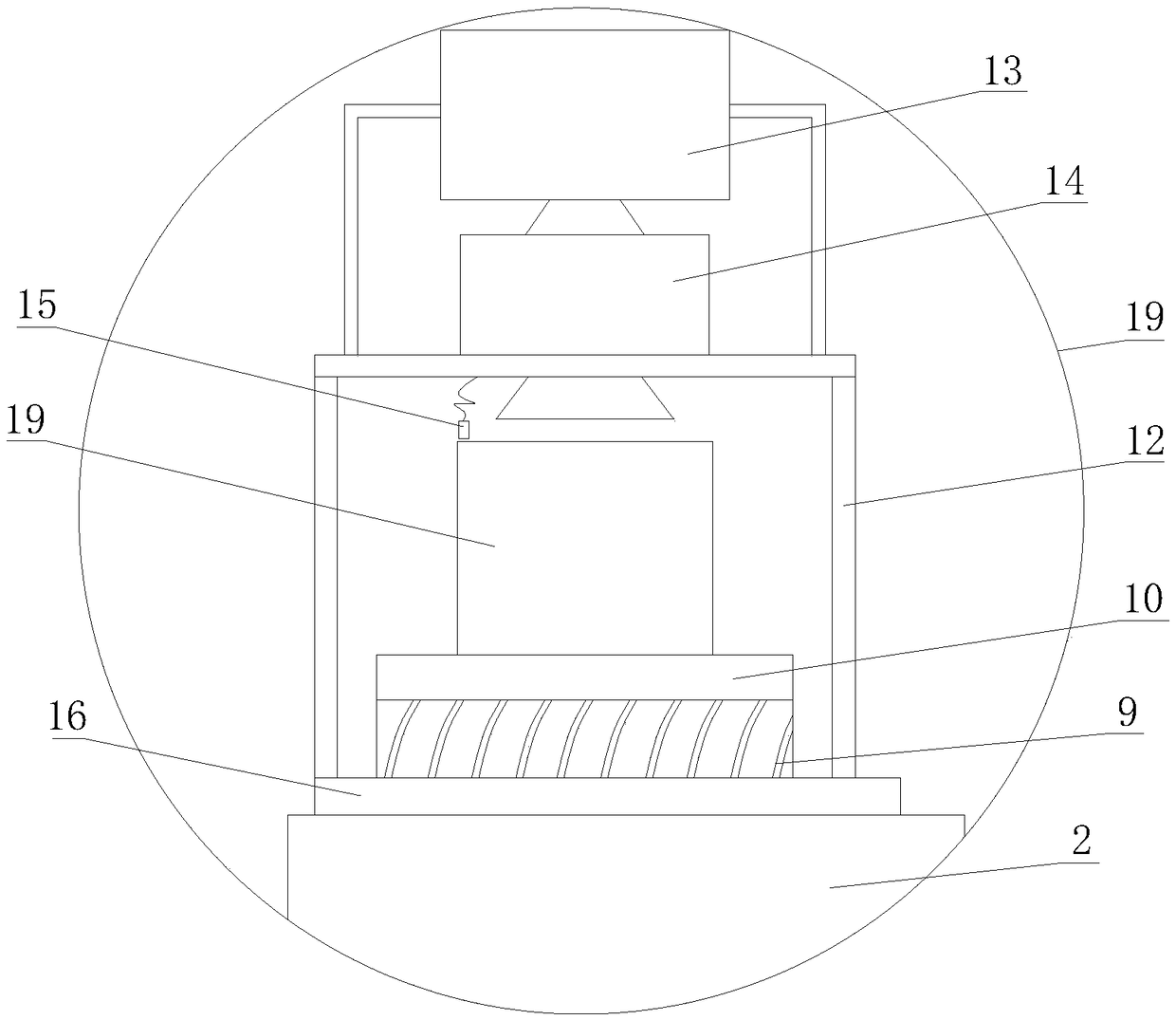 Ultrasonic improved fabric dyeing device and process thereof