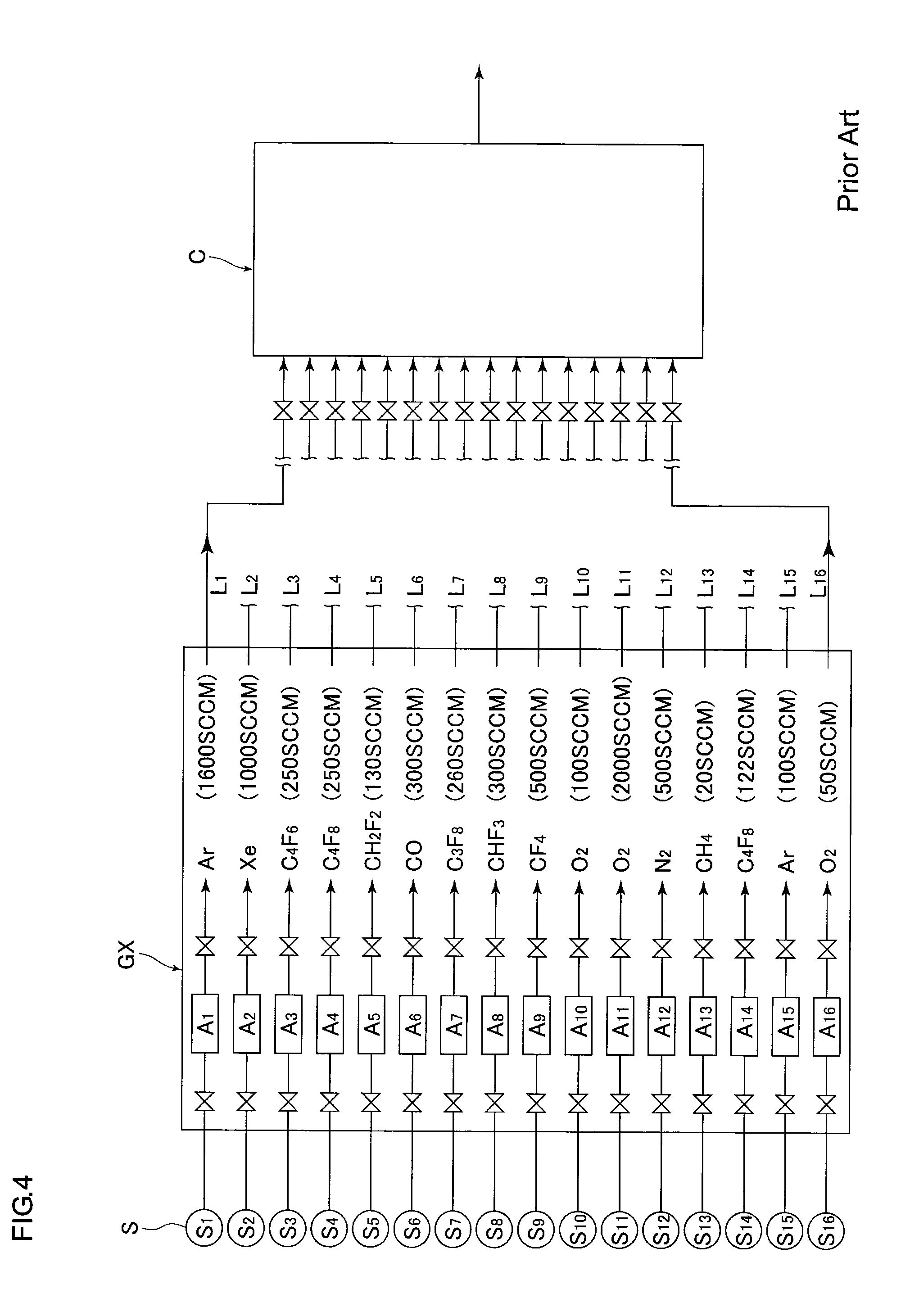 Discontinuous switching fluid flow rate control method using pressure type flow rate control device